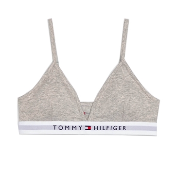 Tommy Hilfiger Girls Padded Triangle Bra 0657 Light Grey Heather